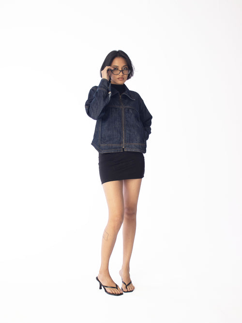 The Grifter Denim Jacket: Raw Denim